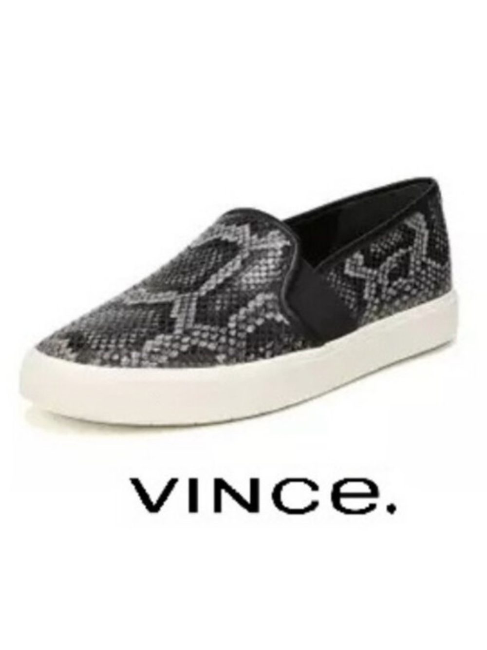 NIB ~ VINCE BLAIR 5 SNAKE SLIP ON SNEAKERS sz 8.5